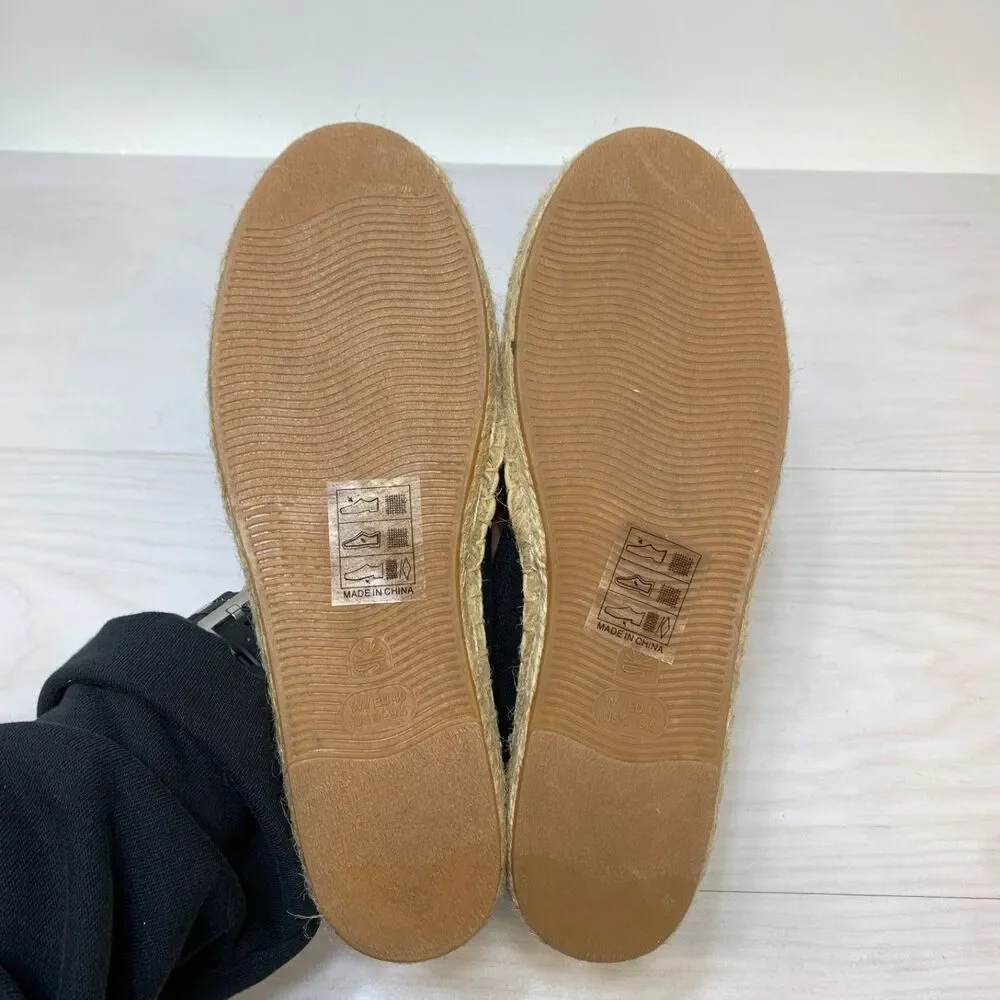 Soludos Women's The Original Dali Espadrille‎ Shoe Black Size US 9-9.5 EU 40